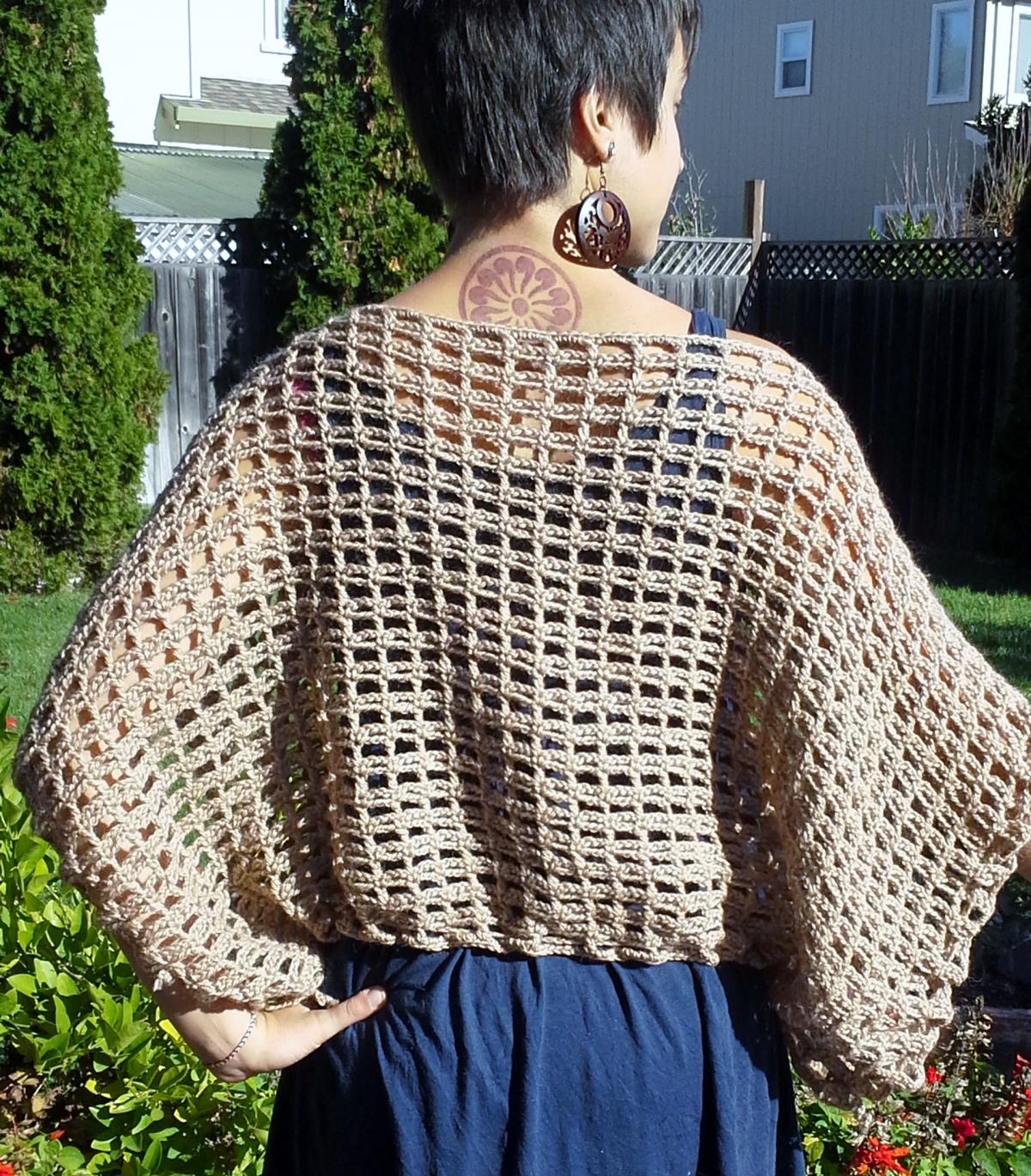 PDF CROCHET PATTERN The Not-A-Poncho Top on Luulla